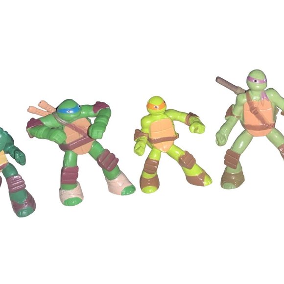 Kid's My Busy Books Teenage Mutant Ninja Turtles Story Book Play Mat w/Figures - Picture 9 of 12